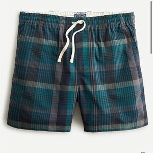 J Crew 6" Plaid Dock Shorts. Men’s Sz- XL. NWT